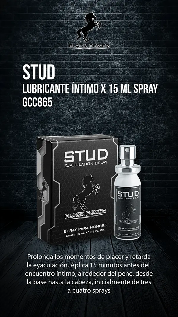Lubricante Stud Spray 15 ml Descripción